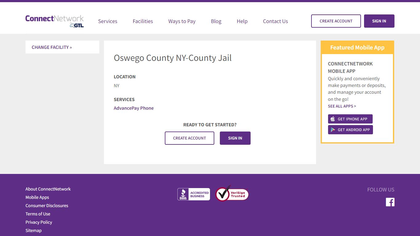 Oswego County NY-County Jail | ConnectNetwork